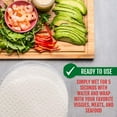 thumbnail image 5 of Best of Thailand [Round] White Rice Paper Wraps 3 Pack | Perfect for Fresh Spring Rolls & Dumplings | Non-GMO, Gluten-Free, Vegan & Paleo | Kosher for Passover Kitniyot, 5 of 7