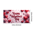 thumbnail image 1 of Valentine's Day Banner Heart Balloons Pink Roses Gift Box Backdrop Party Supplies Photography Props Romantic Decorations Festive Décor Background, 1 of 4