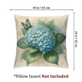 thumbnail image 4 of nygtbtfer Farm Outdoor Pillow Covers Set of 2, Decorative Throw Pillow Case Watercolor Floral Linen Linen Soft Cozy Cushion Pillowcases White, 4 of 7