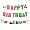 thumbnail image 1 of Banner de cumpleaños Neyeidru Wicked Happy Birthday Witch Theme, 1 of 7