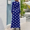 thumbnail image 2 of Robe Longue Motif Étoiles Drapeau Américain Robe d'Anniversaire pour Femmes Robe de Soirée Femme Élégante Luxe, 2 of 4