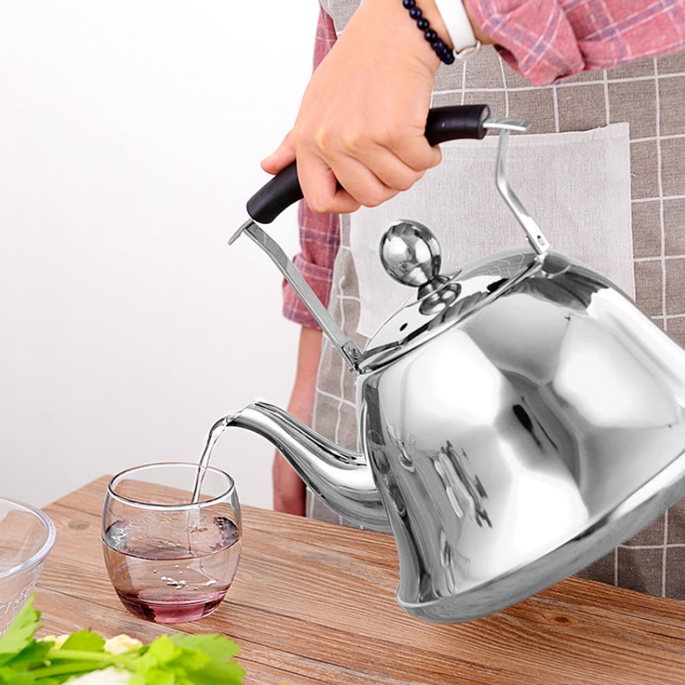 Whistling Kettle with Infuser Loose Leaf Stainless Steel Teapot Rose