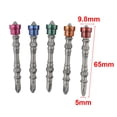 thumbnail image 2 of 5x/kit Colored Magnetic Coil Screwdriver Set Extractor Remover Cross-Drill-Bit, 2 of 7