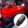 thumbnail image 2 of AN3 Macho a AN3 Hembra Combustible Manguera Conexi?n Adaptador con 1/8" NPT Negro Unique Bargains accesorios del sistema de combustible automotriz, 2 of 6