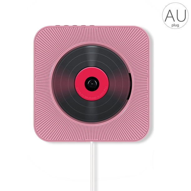 Reproductor de CD Bluetooth montado en la pared Interruptor de tirón de alta fidelidad inalámbrico Altavoz Kit de control remoto Caja de sonido Enchufe AU Inevent DZ6645-16