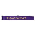 thumbnail image 6 of Dujiujun Etiquette Shoulder Strap World's Best Mom Letters Printed Colorful Long Ribbon Soft Cloth Dress-up Accessories Happy Mother's Day Etiquette Band Party Supplies, 6 of 8