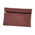 thumbnail image 2 of kowaku Sew in Pocket with Zipper Wallet Phone Pouch Practical Sturdy Lightweight Canvas coffee, 2 of 8