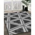 thumbnail image 3 of Ahgly Company Machine Washable Indoor Rectangle Transitional Black Area Rugs, 7' x 10', 3 of 7
