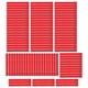 thumbnail image 1 of 100 Uds. Correa de amarre para caña de pescar, banda de fijación para caña, soporte elástico para envoltura, diseño de gancho y bucle, color rojo, 1 of 5