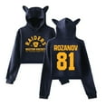 thumbnail image 5 of Heated Rivalry Merch Rozanov 81 Print Cat Ear Hoodie – Women’s Long Sleeve Pullover Sweatshirt Casual Streetwear Top TV Series Fans, 5 of 6