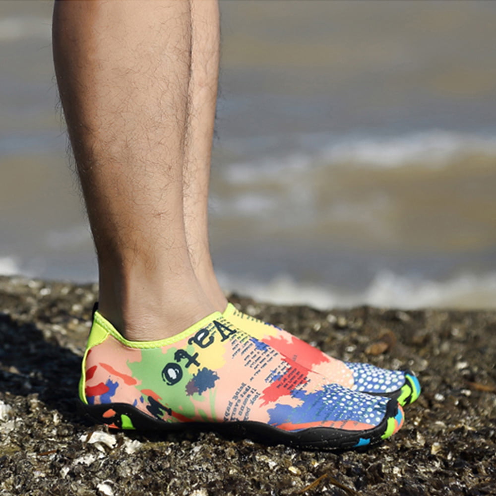 Men's Barefoot Trekking Water Shoes GYM Exercise Aqua Beach Sports Adjustable 