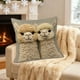 thumbnail image 5 of Bonita funda de almohada bordada de pelusa corta de 45 cm | Funda de almohada decorativa para sofá, dormitorio y sala de estar | Cojín decorativo suave para el hogar, 5 of 5