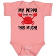 thumbnail image 3 of Inktastic My Poppa Loves Me Childs Crab Boys or Girls Baby Bodysuit, 3 of 5