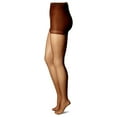 thumbnail image 3 of Hanes Silk Reflections Womens High Waist Control Top Sandalfoot Pantyhose 1 Gentle Brown E-F, 3 of 9