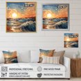 thumbnail image 4 of Designart "Sunkissed Sands Beach Photo IV" Nautical & Beach Wall Decor, 4 of 5