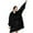 Black, variant on REDESS Wearable Blanket Hoodie, Oversized Blanket Hoodie Sweatshirt for Adults Women Men-Dark Grey