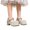 Silver1, variant on VeFlora Girls Dress Shoes, Glitter Princess Shoe, Flower Mary Jane Low Heels, Party Wedding Prom Footwear for Toddler Kids(Gold1/5-5.5 Years Little Child)