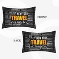thumbnail image 4 of Bixox Travel Printed Pillow Protector,Super Soft Ideal for Home,Guests,Rentals - 16"x24", 4 of 8