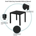 thumbnail image 2 of Outdoor Patio Table Fashionable and Simple Wrought Iron Side Table, 2 of 5