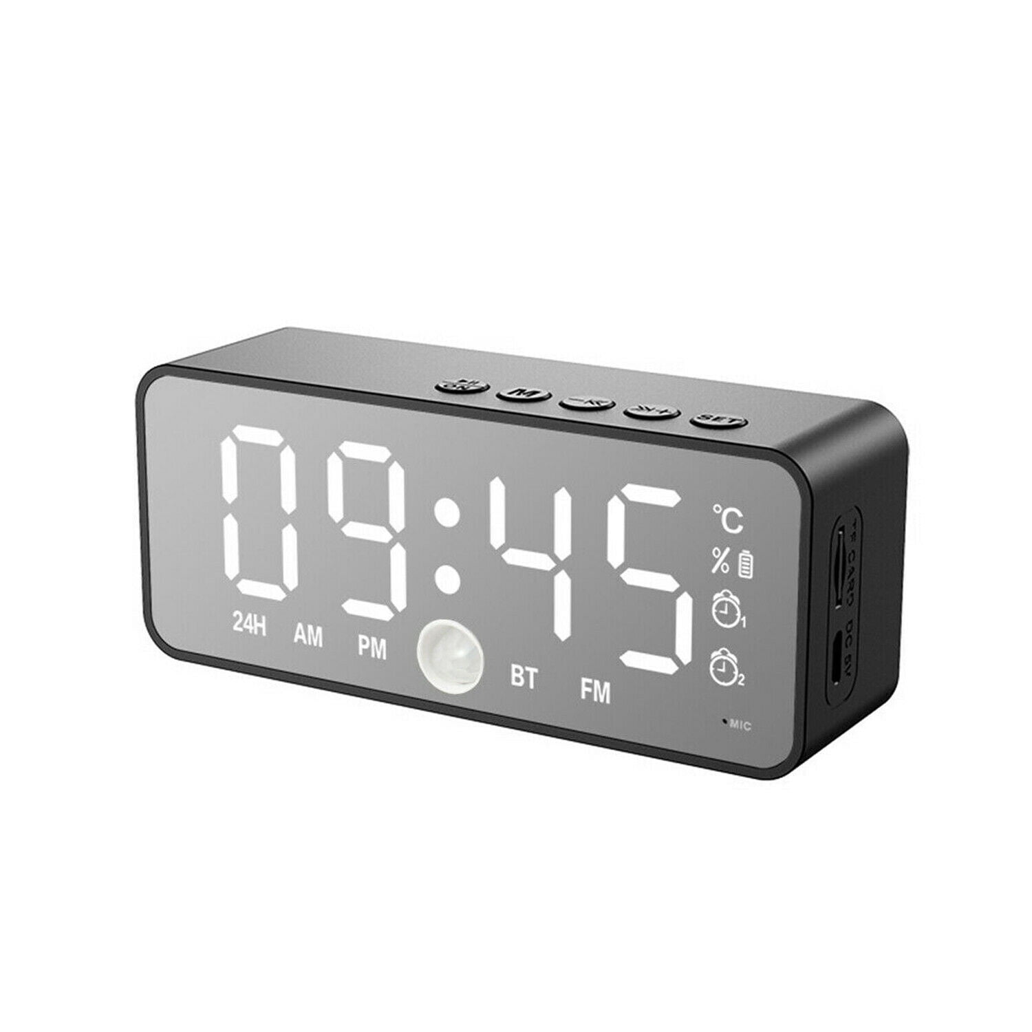 bluetooth radio clock alarm touch screen