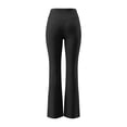 thumbnail image 6 of Yoga Pants for Women High Waist Lifting Stretchy Breathable Solid Print Gym Pants for Sporty Wear Black L, 6 of 6