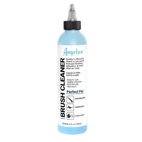Limpiador de Brochas Angelus de Acción Rápida para Pintura Acrílica 236 ml