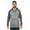 Hth Gry/ H Chrcl, variant on Burnside - Men's Performance Raglan Hoodie - Color - Heather Grey/ Heather Charcoal - Size - M