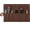 Dark Brown, variant on Chisel Roll,Small Tool Roll Pouch,Tool Roll Bag Organizer, Heavy Duty Waxed Canvas Tool Bag, Multi-Purpose Roll-Up Storage Bag for Hand Tools Holder with 6 Pockets Wrench Roll Up Pouch