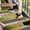 Gray, variant on 10 Pack Anti Slip Traction Treads with Glow in Dark Stripe , 6" X 32", Best Grip Tape Grit Non Slip, Outdoor Non Skid Tape, High Traction Friction Abrasive Adhesive for Stairs Step