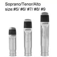 AFQH Saxophone Metal Mouthpiece with Reed Clip For Tenor Soprano Alto