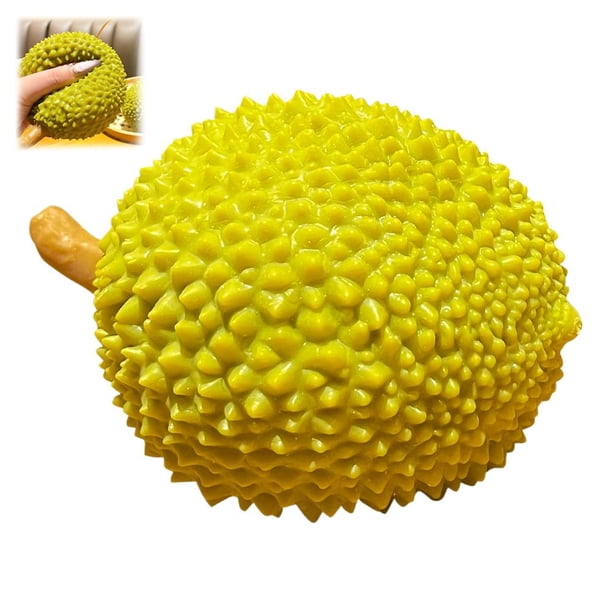 Assorted Fruit Toy Set, Includes Durian, Dragon Fruit, Mango, Peach, Soft & Stress More, Relie Slow-Rising