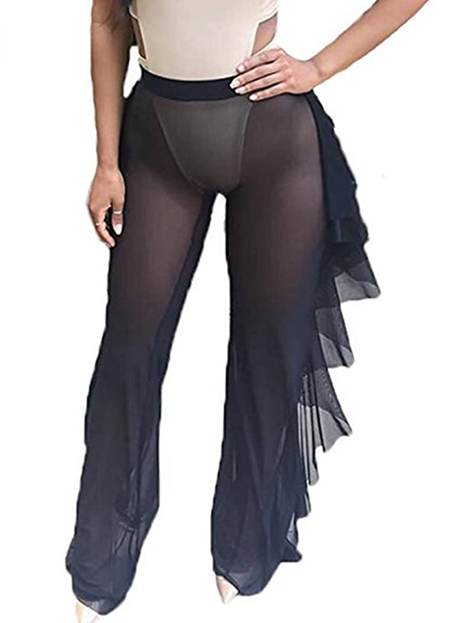 Women Beach Mesh Sheer Bikini Cover 