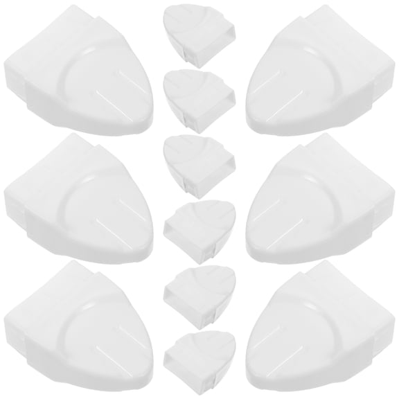 20 Pcs Baluster Cap Column Cover Plastic Fence Post Caps Covers Decorative Finials