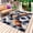 Navy Blue/Burnt Orange, variant on Navy Blue Burnt Orange Outdoor Rug 5x8 Ft - Reversible Patio Rug Outdoor Camping Rugs, Geometric Retro Abstract Washable Indoor Outdoor Area Rugs, Non-Slip Outdoor Carpet Runner for Deck/Porch