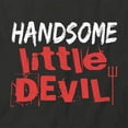thumbnail image 2 of Handsome Little Devil T-Shirt | Cute Halloween Black Tee Gift, 2 of 5