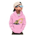 thumbnail image 1 of WEAIXIMIUNG Chandails Garçons Col Rond Camion Dinosaure Manches Longues Chandail Tops Tees, 1 of 6