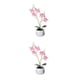 thumbnail image 4 of Plantas Artificiales Inteprter Rosa 2Conjunto Decorativo, 4 of 6