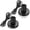 Black, variant on 2 Pack Metal Lamp Base with E26/E27 Sockets , 6FT Cord On/Off Switch, Polished Desktop Bulb Holder for Night Light Replacement