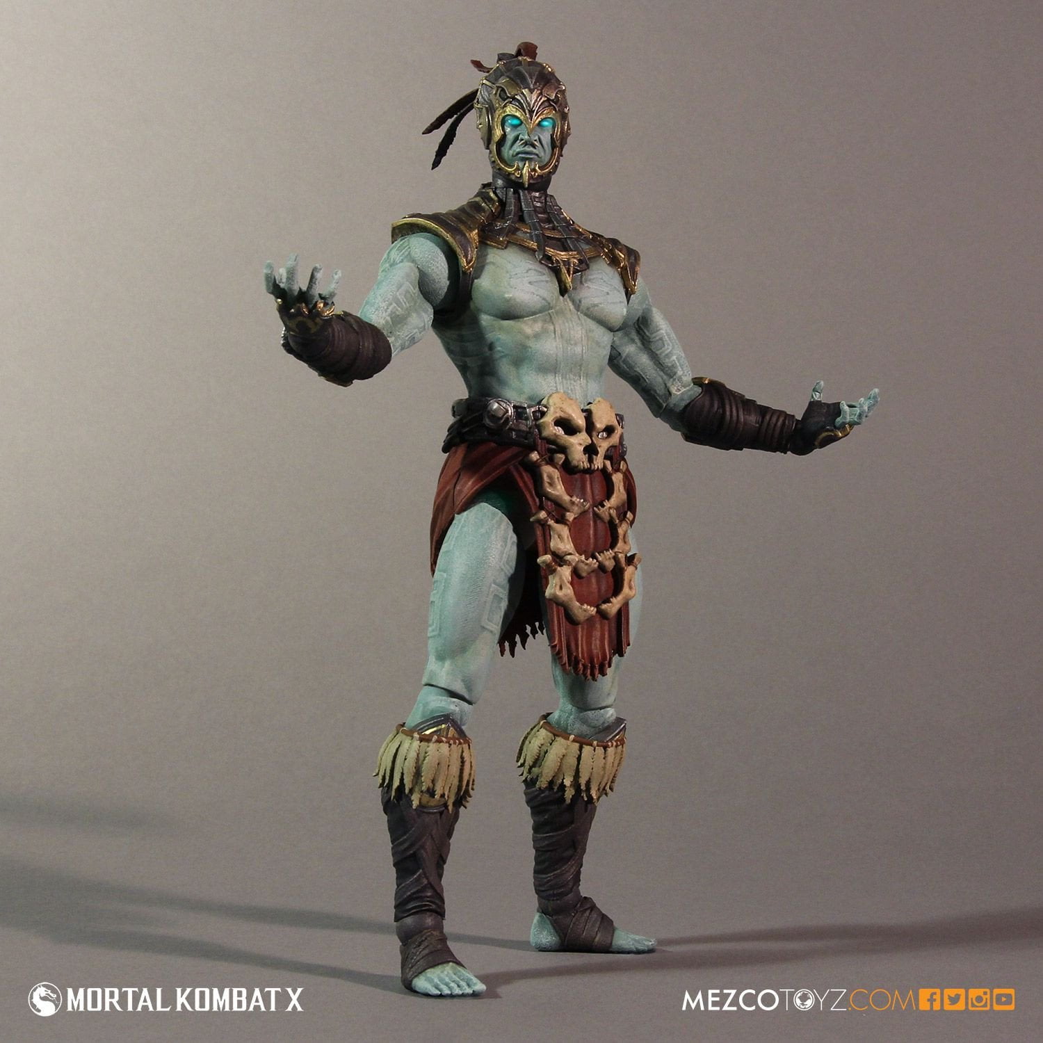 Mortal Kombat X Series 2 Action Figure Kotal Kahn 15 Cm Mezco Toys Figures for sale online 
