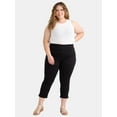 thumbnail image 2 of Terra & Sky Women's Plus Size High Rise Capri Jeggings, Sizes 0X-5X, 2 of 5