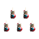 thumbnail image 1 of 5uds. Navidad lindo colgante gato adornos acrílico árbol coche colgante decoraciones (I), 1 of 2