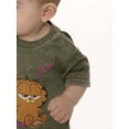 thumbnail image 5 of Garfield Baby Boys Graphic Mineral Washed Romper, Sizes 0/3 Months-24 Months, 5 of 12