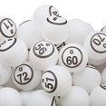 thumbnail image 4 of Professional Bingo Game Set. Including Extra Large Brass Bingo Cage, 1.5-Inch Ping Pong Style Bingo Balls, Plastic Masterboard (Metal Base Cage Set), 4 of 4