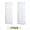 2-Pack White, variant on Door Hanging Shoe Rack Organizer, 26-Pocket Clear Holder, 63" L X 22" W X 6.3" H, 88 lbs Weight Capacity Over Door Organizer, 3 Hooks Design, Door Hanging Organizer for Closet, Diaper Organizer,Black