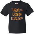 thumbnail image 3 of Inktastic Thankful Loved Blessed Youth T-Shirt, 3 of 5