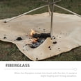 thumbnail image 3 of AURARMLET Heat Protection Mat 1Pack Rectangular Fire Resistant Blanket for BBQ and Survival 80x56cm, 3 of 6