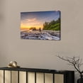 thumbnail image 3 of Beach Canvas Wall Art, Olympic National Park Sunset Print, Coastal Driftwood and Sea Stack Artwork for Living Room Bedroom Decor, Ready to Hang, 3 of 6