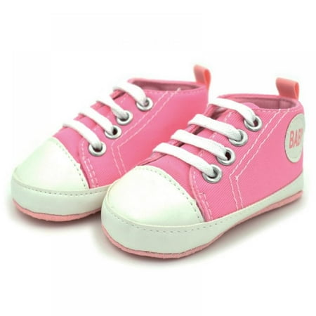 

BULLPIANO Baby Boys Girls High Top Sneaker Soft Lightweight Anti-Slip Sole Newborn Infant First Walkers Canvas Denim Shoes 0-18 Months
