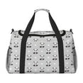 thumbnail image 1 of Fotbe Panda Bear Bolsa de Viaje con Estampado, Bolsa de Fin de Semana para Mujer con Compartimento para Zapatos, Bolsa de Gimnasio con Bolsillo Húmedo, 1 of 7