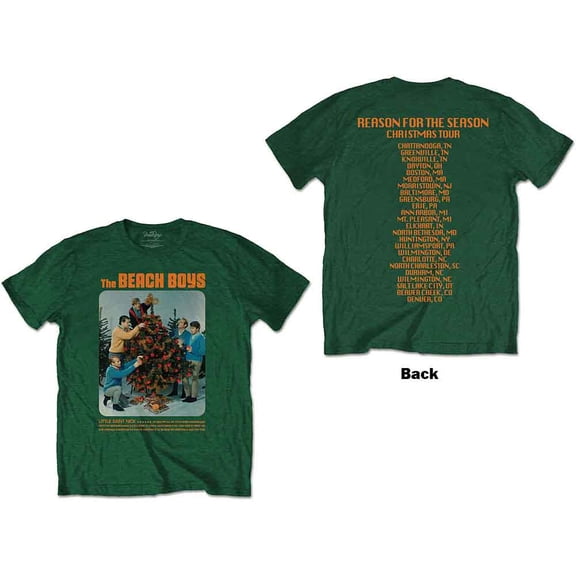 The Beach Boys Unisex T-Shirt Xmas Album (Back Print) (Small)